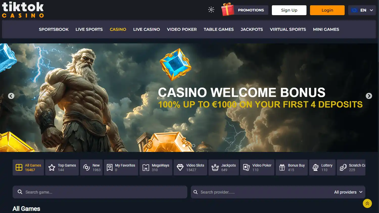 TikTok Casino screenshot 2