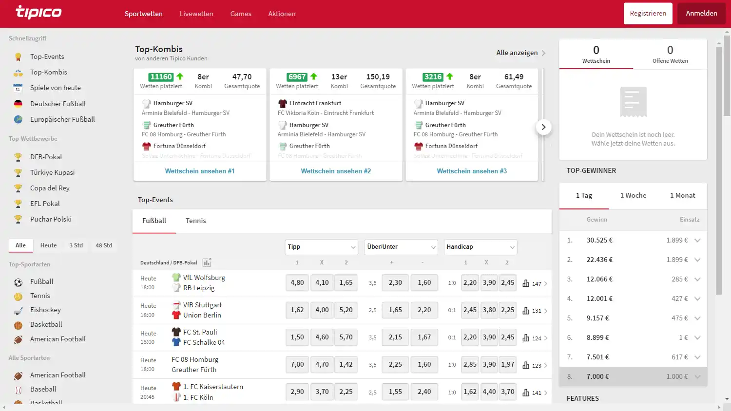 Tipico Casino screenshot 1