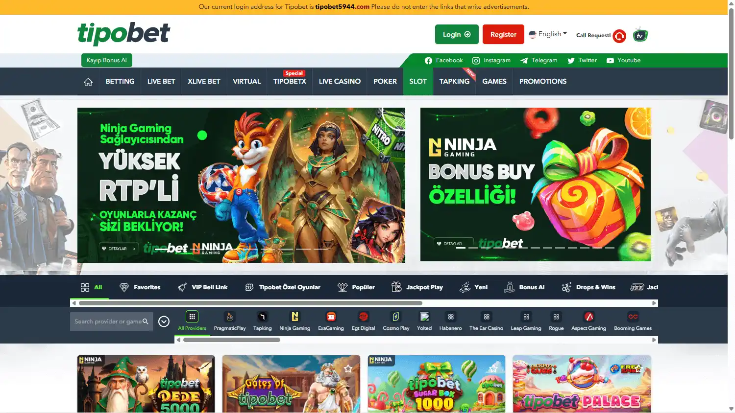Tipobet365 Casino screenshot 2