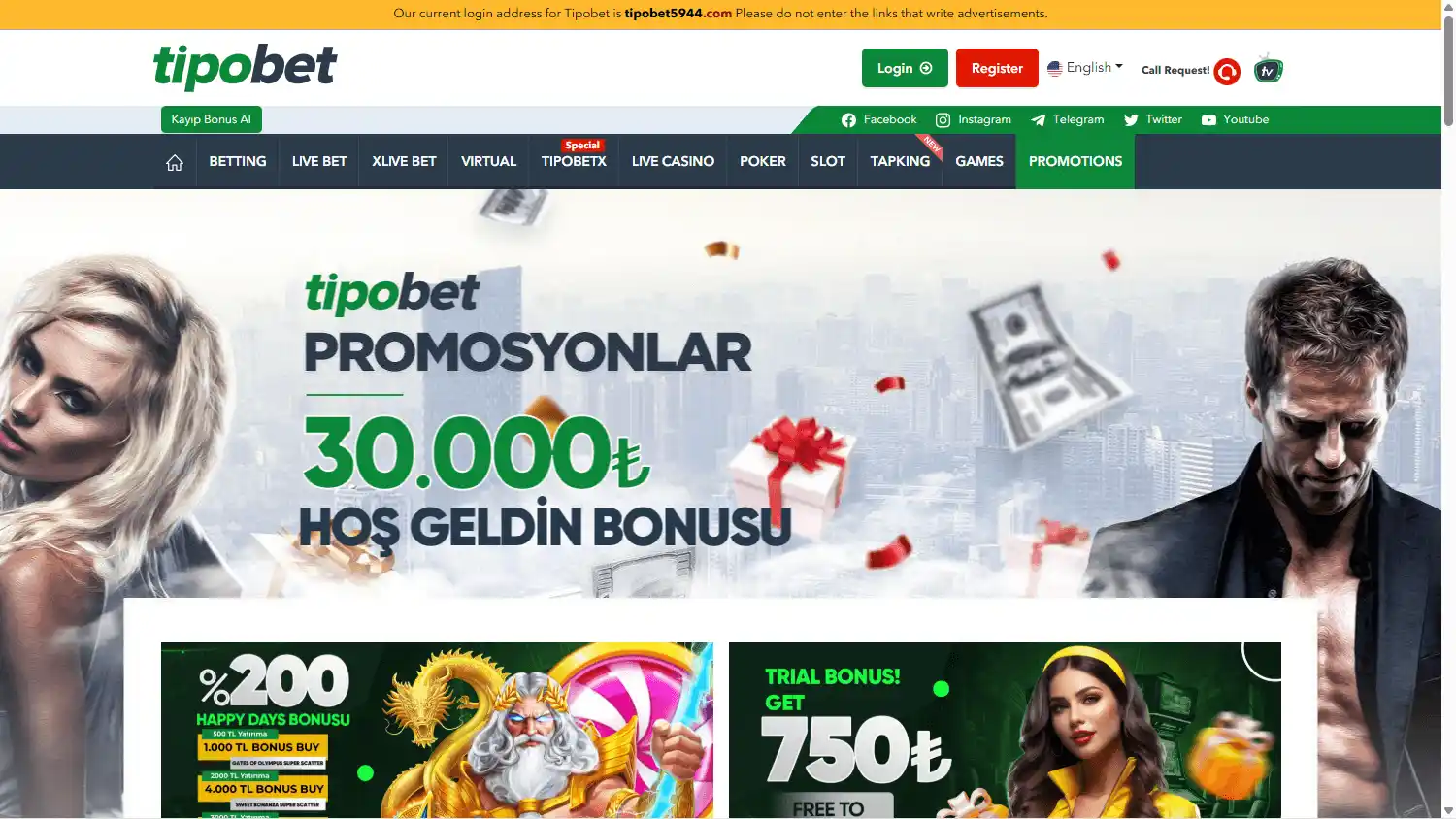 Tipobet365 Casino screenshot 3