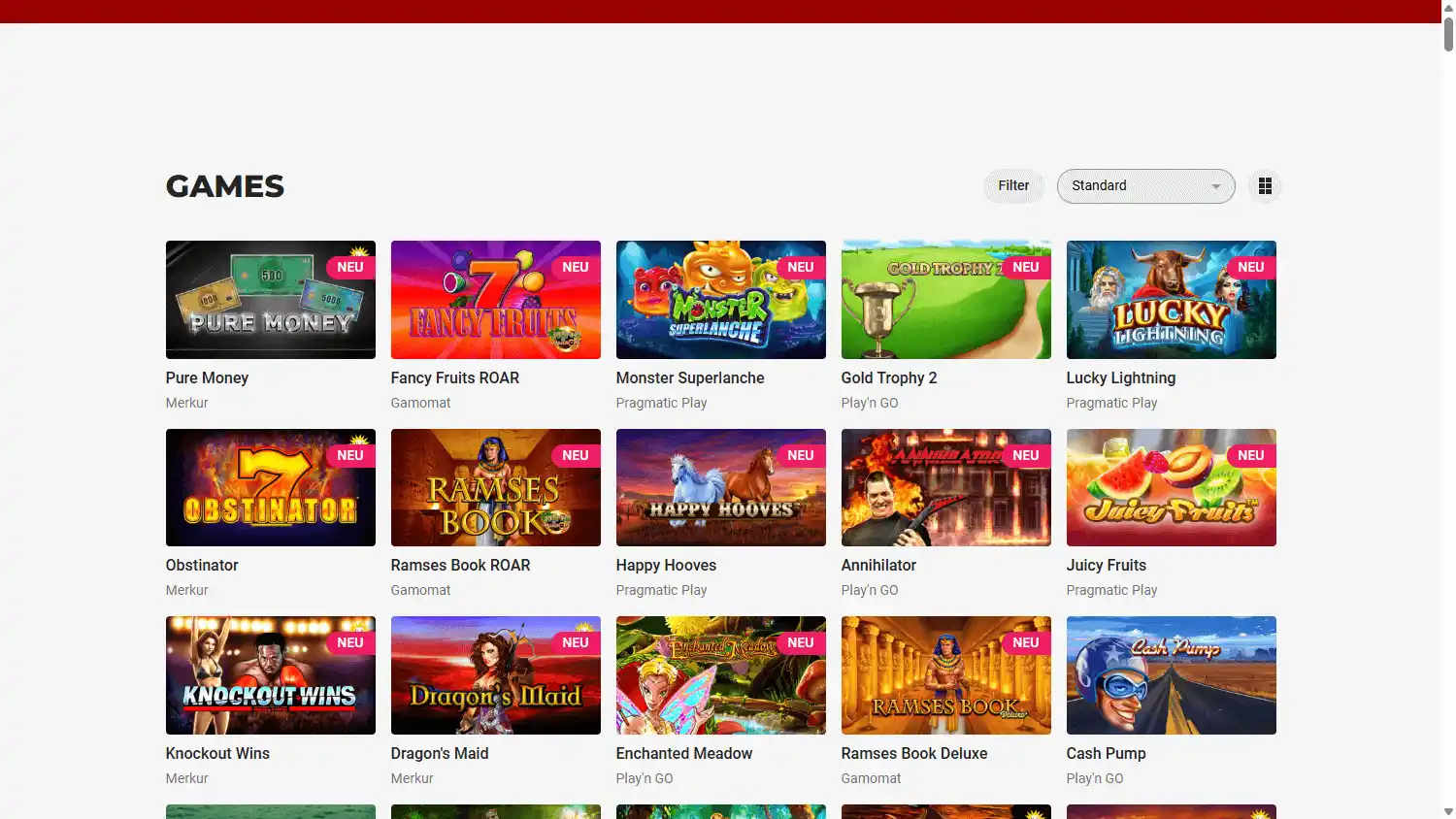 Tipp24 Casino DE screenshot 2