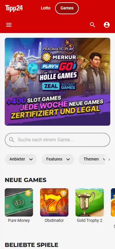 Tipp24 Casino DE screenshot 3