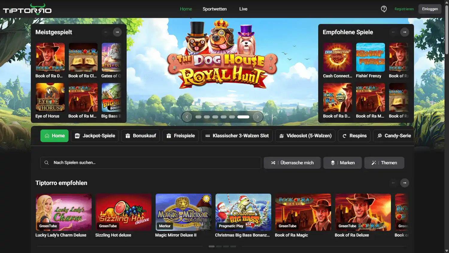 Tiptorro Casino screenshot 3