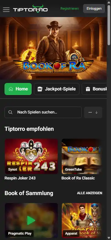 Tiptorro Casino screenshot 6