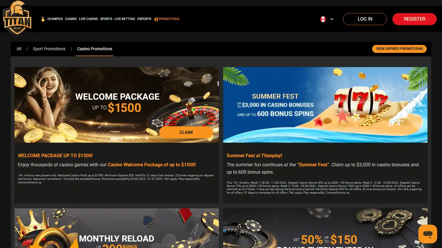 Titan Play Casino screenshot 3