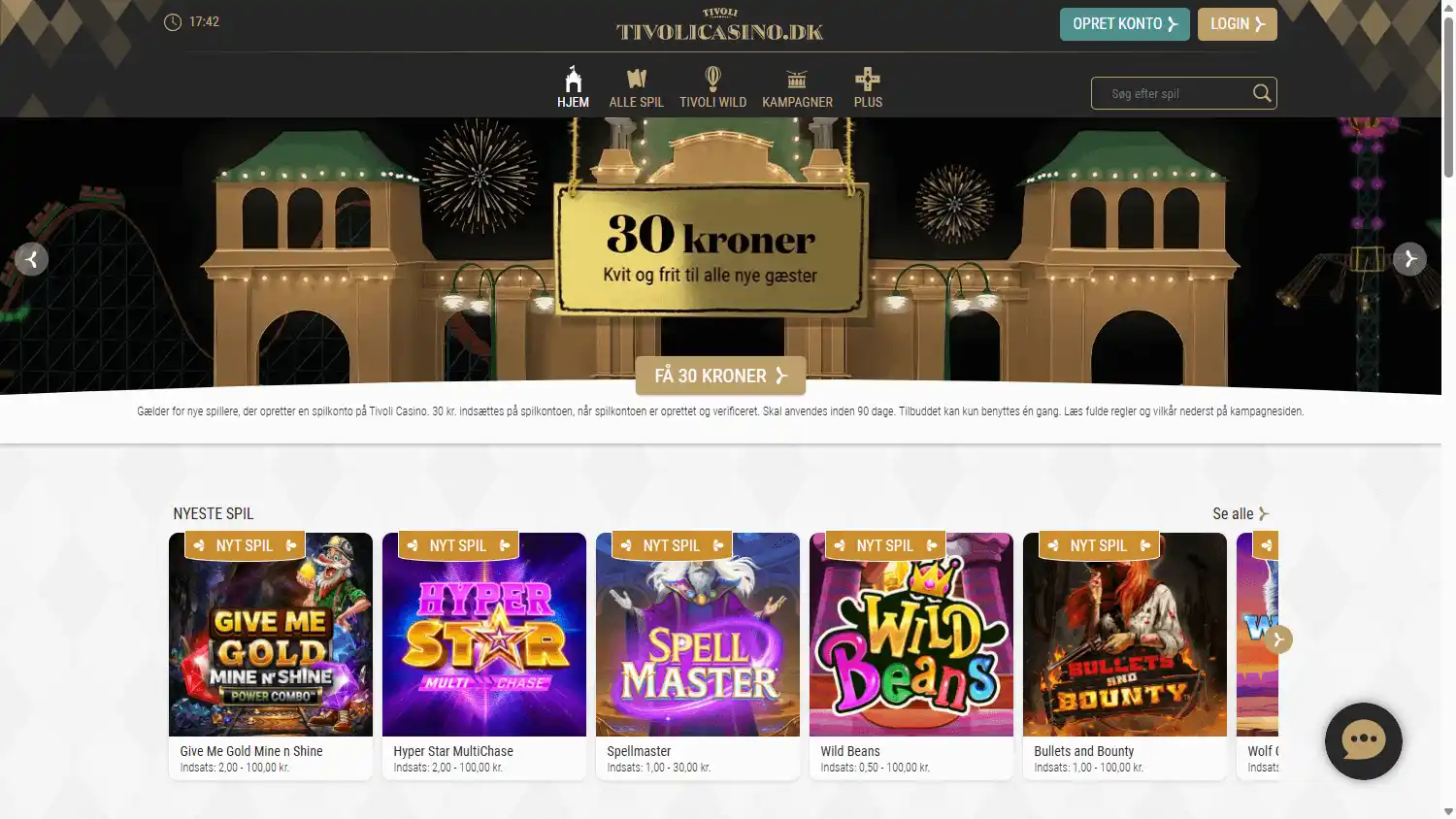 Tivoli Casino DK screenshot 1
