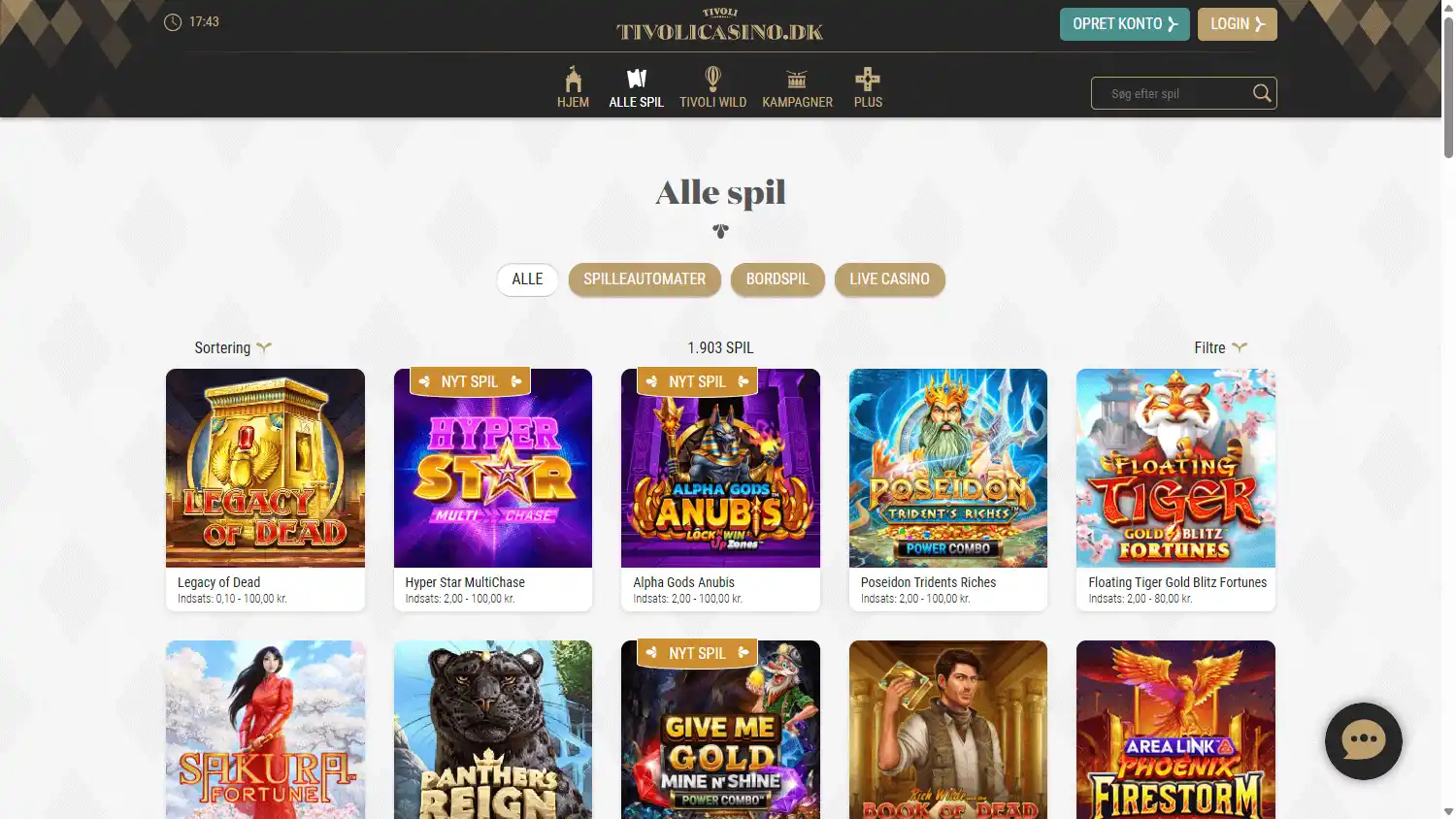 Tivoli Casino DK screenshot 2