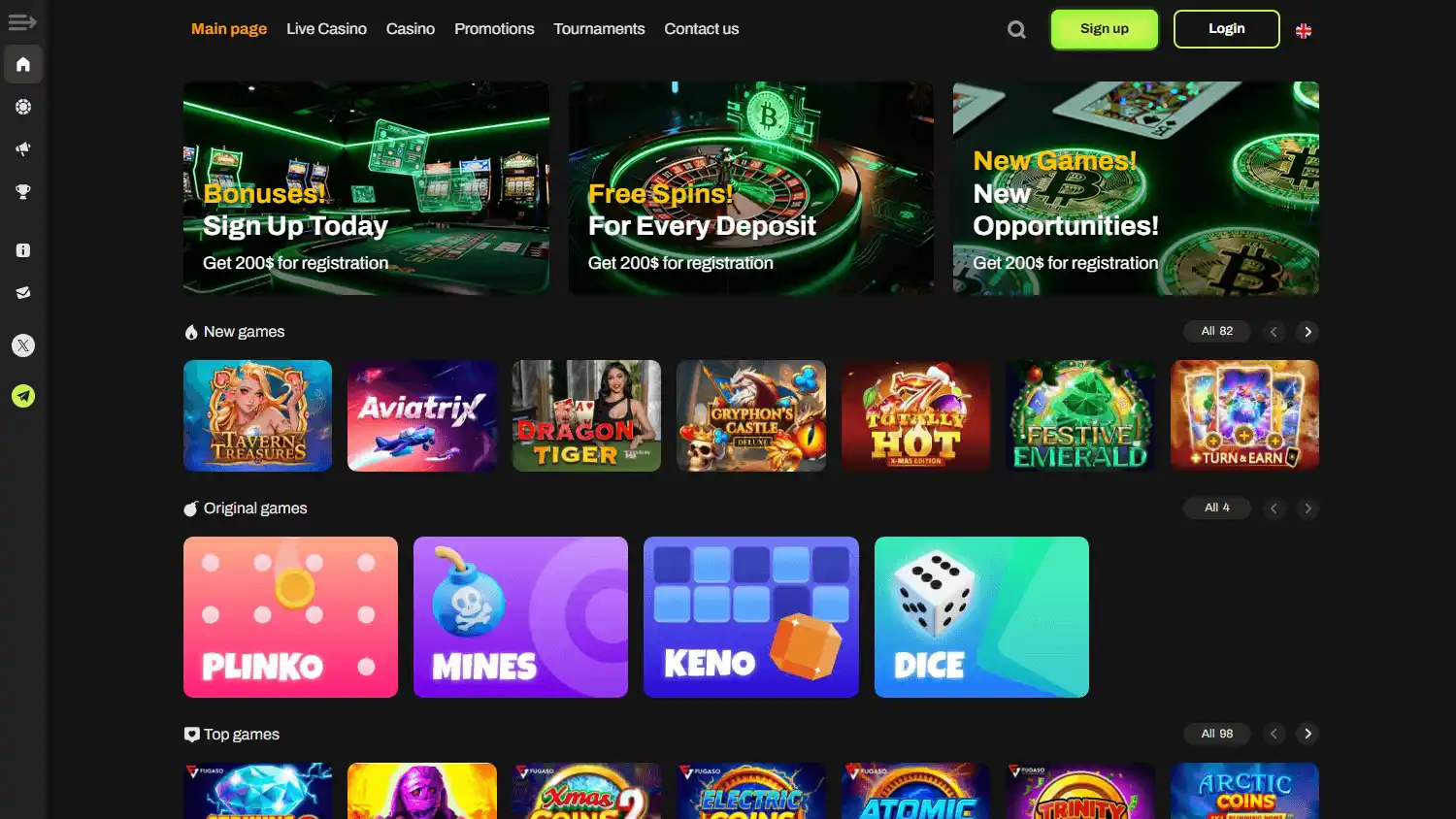 TNT.BET Casino screenshot 1