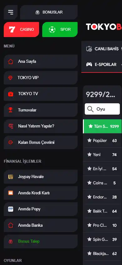 TokyoBet Casino screenshot 4
