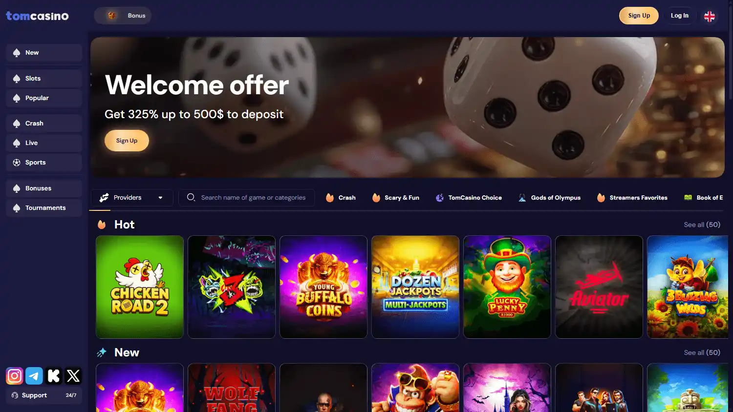 Tom Casino screenshot 2
