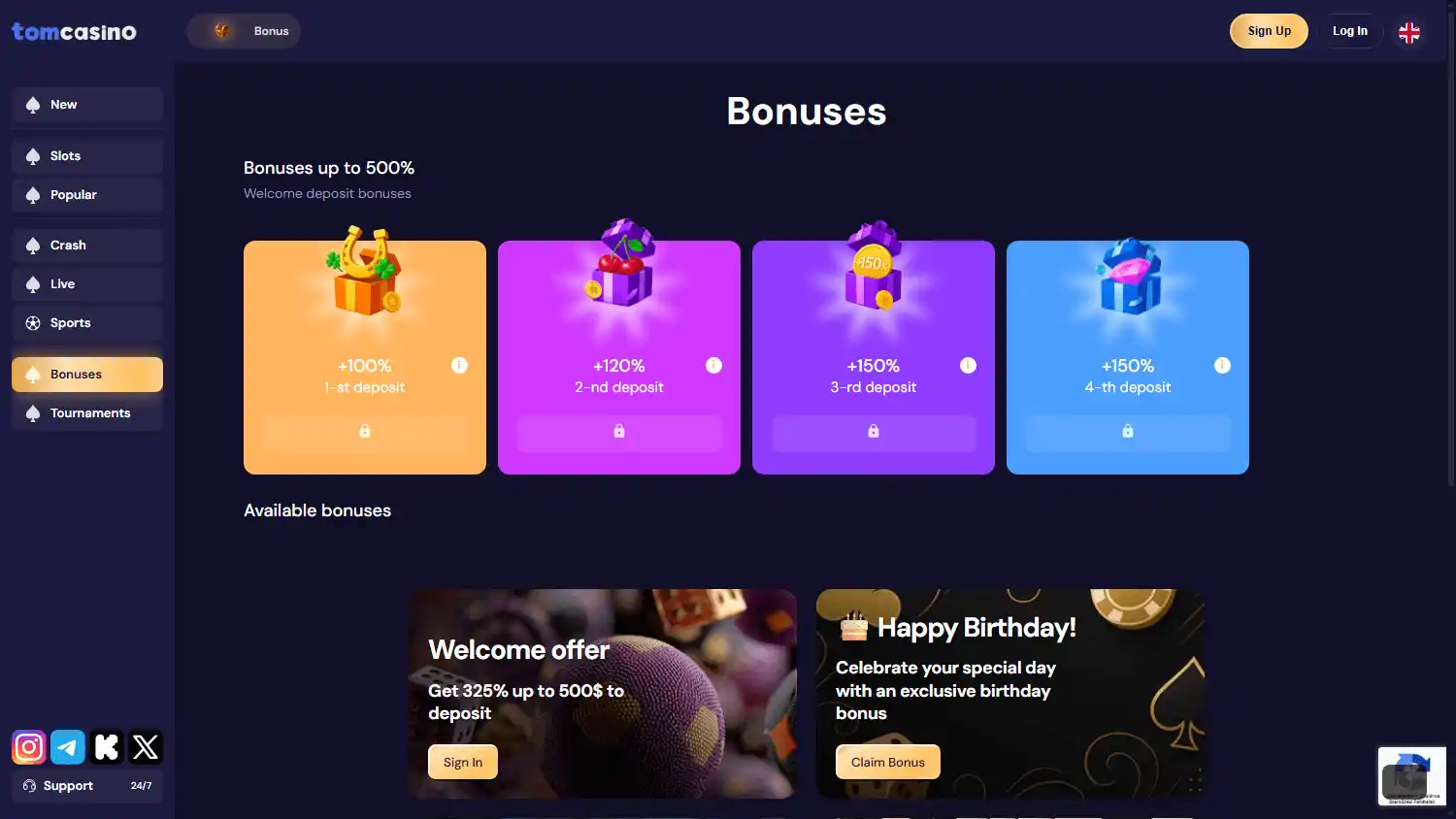 Tom Casino screenshot 3