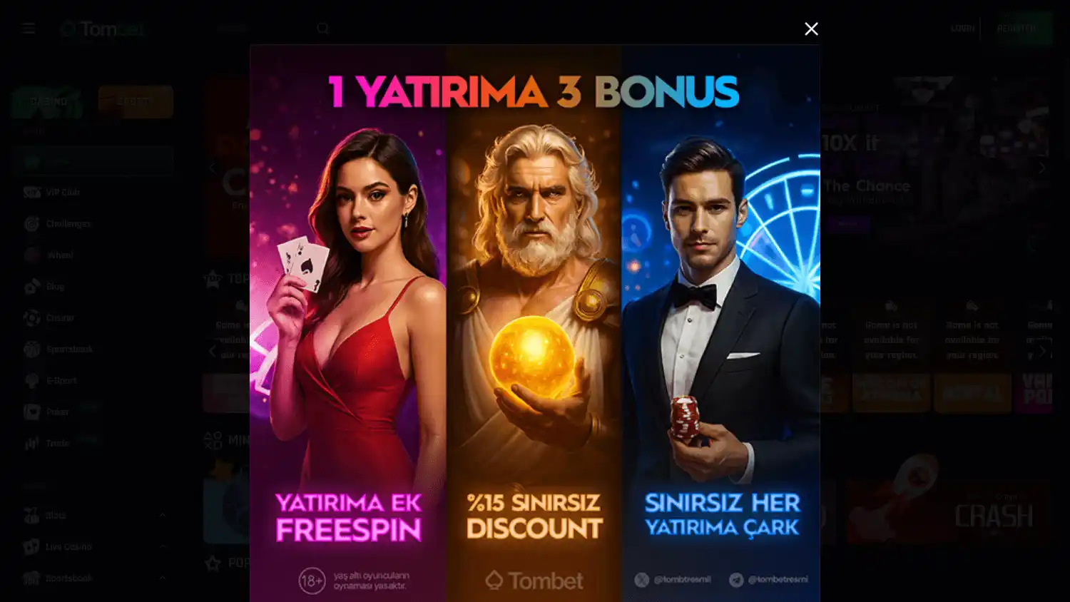 TomBet Casino screenshot 1