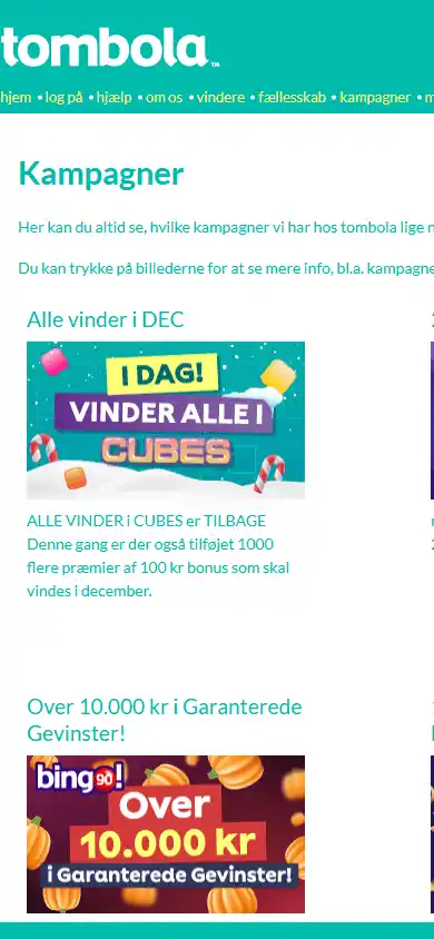 Tombola Casino IT screenshot 5
