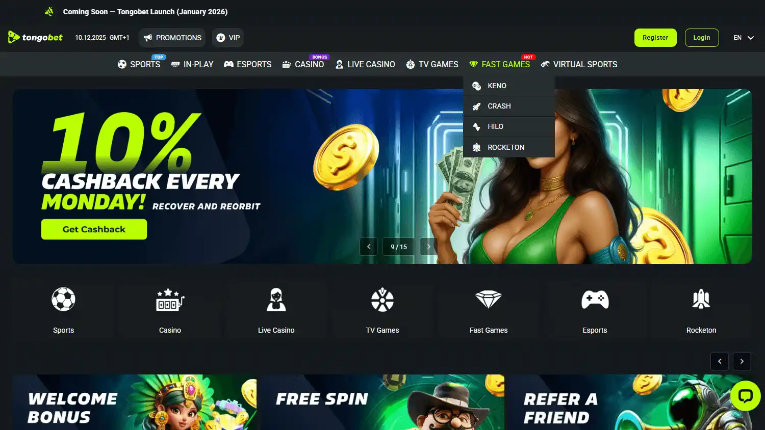 TongoBet Casino screenshot 1