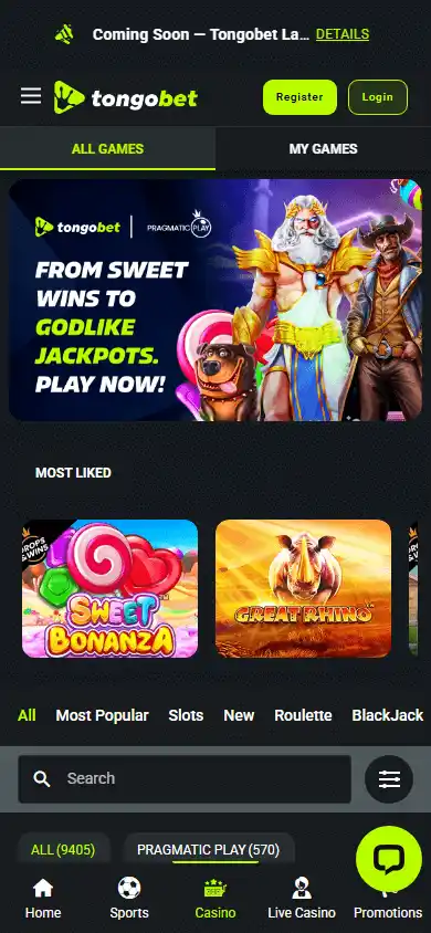TongoBet Casino screenshot 5