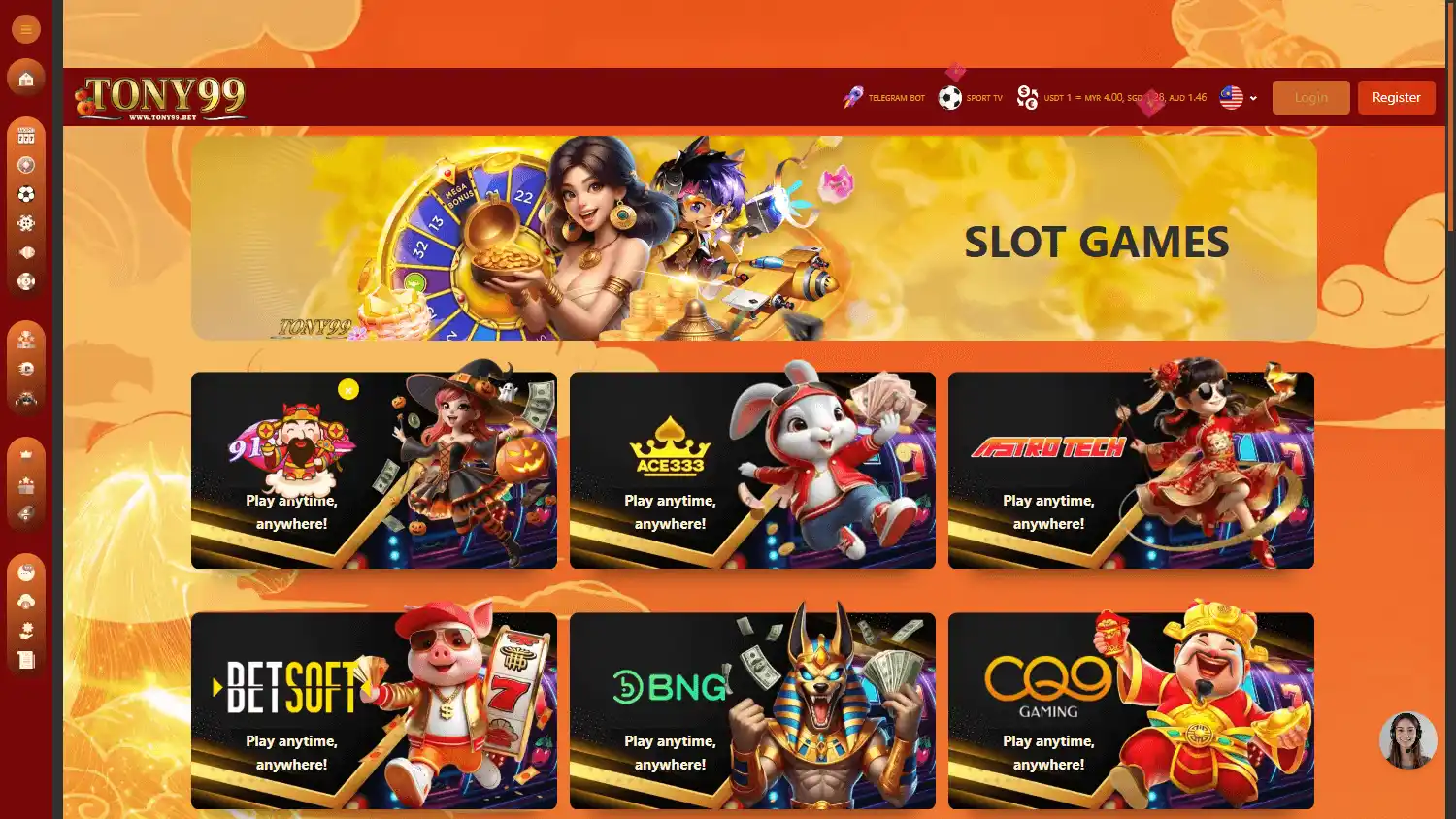Tony99 Casino screenshot 2