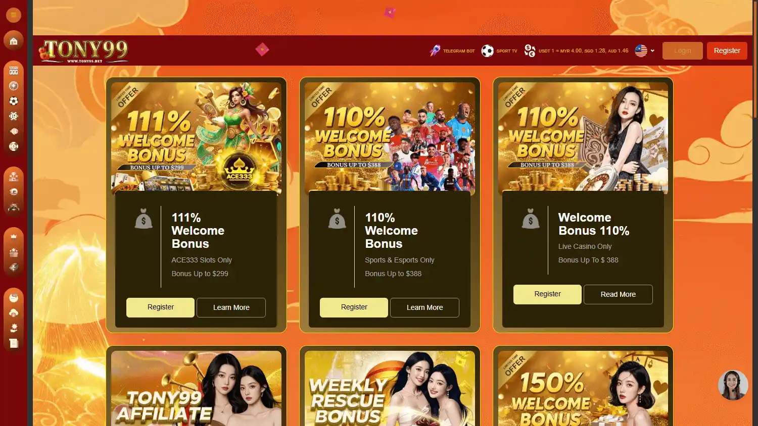 Tony99 Casino screenshot 3