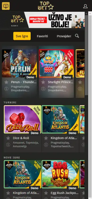 Top Bet Casino RS screenshot 2