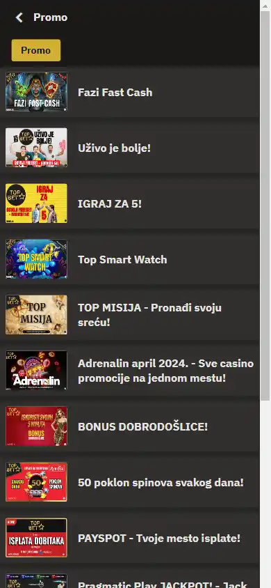 Top Bet Casino RS screenshot 4