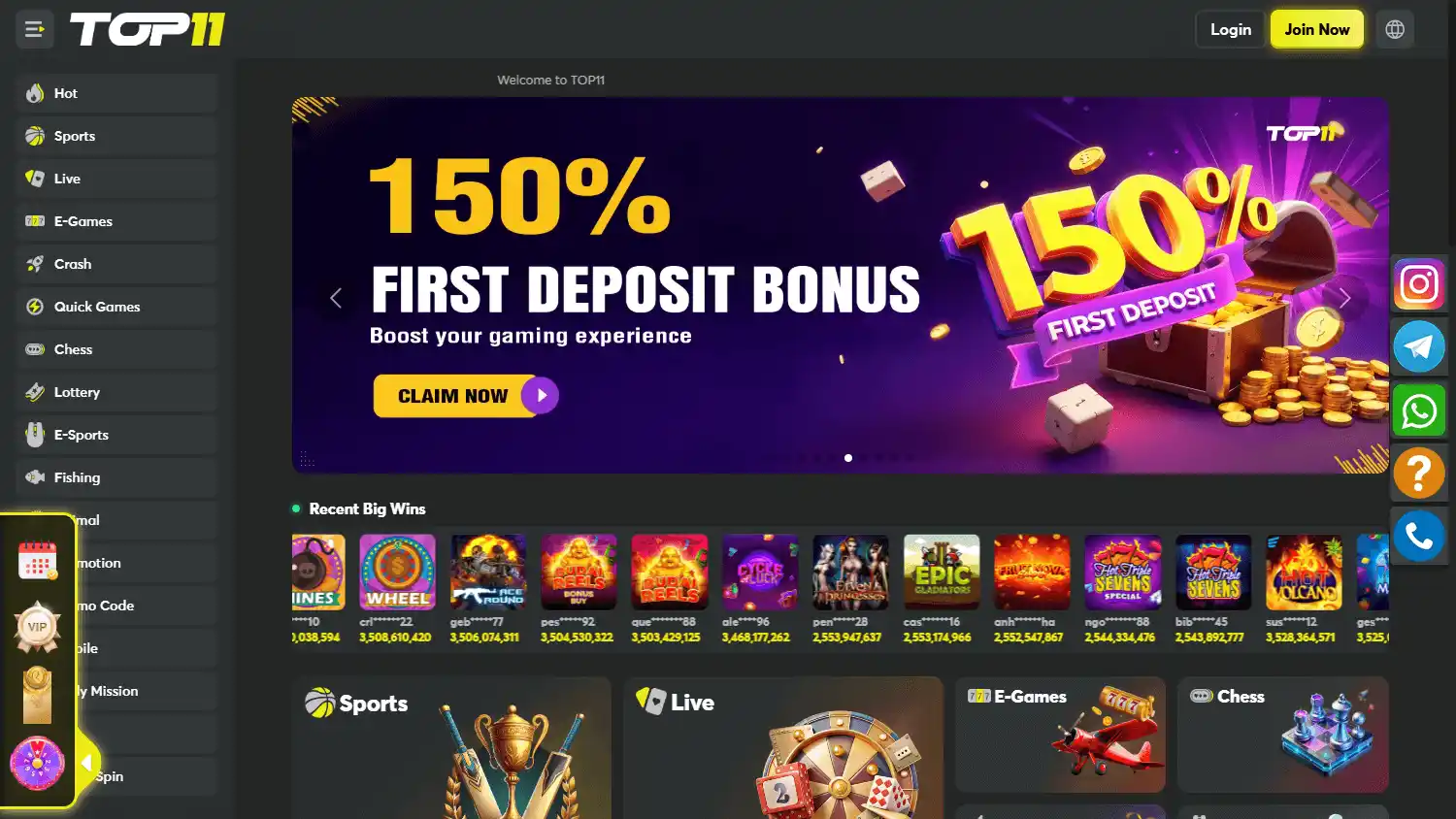 TOP11 Casino screenshot 2
