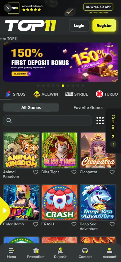 TOP11 Casino screenshot 5