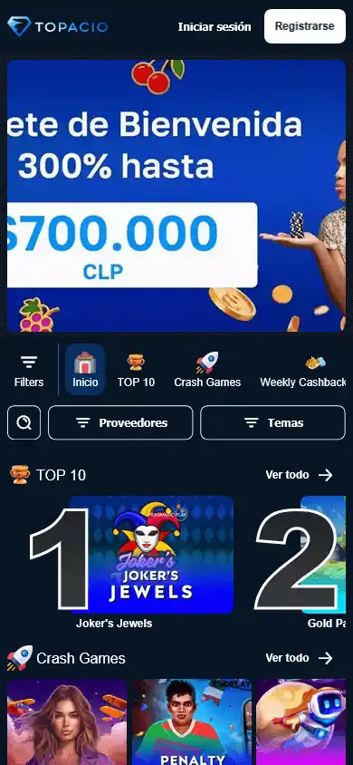 Topacio Casino screenshot 5