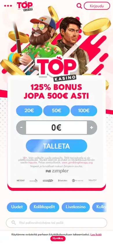Topkasino Casino screenshot 3
