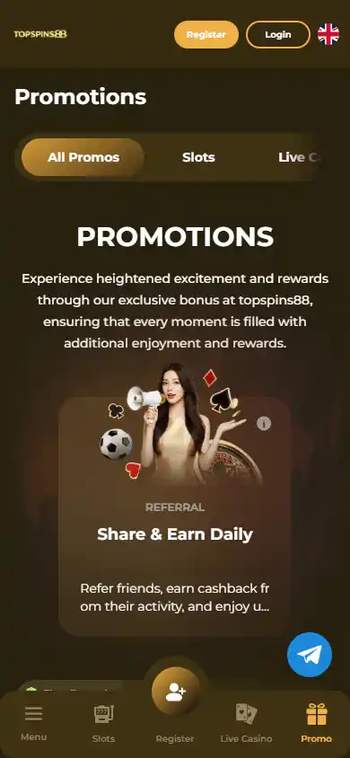 Topspins88 Casino screenshot 6