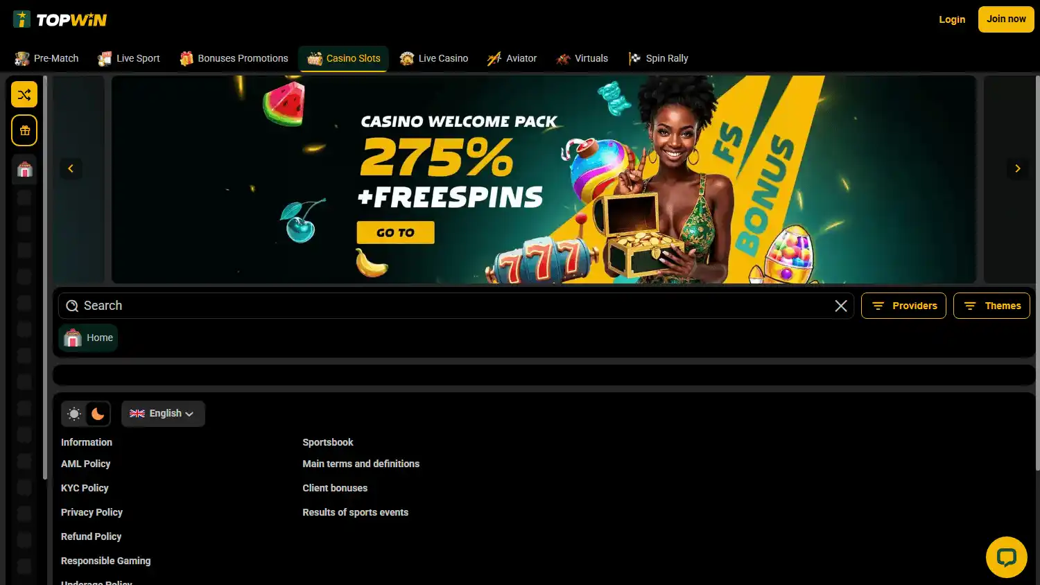 TopWin Casino screenshot 2