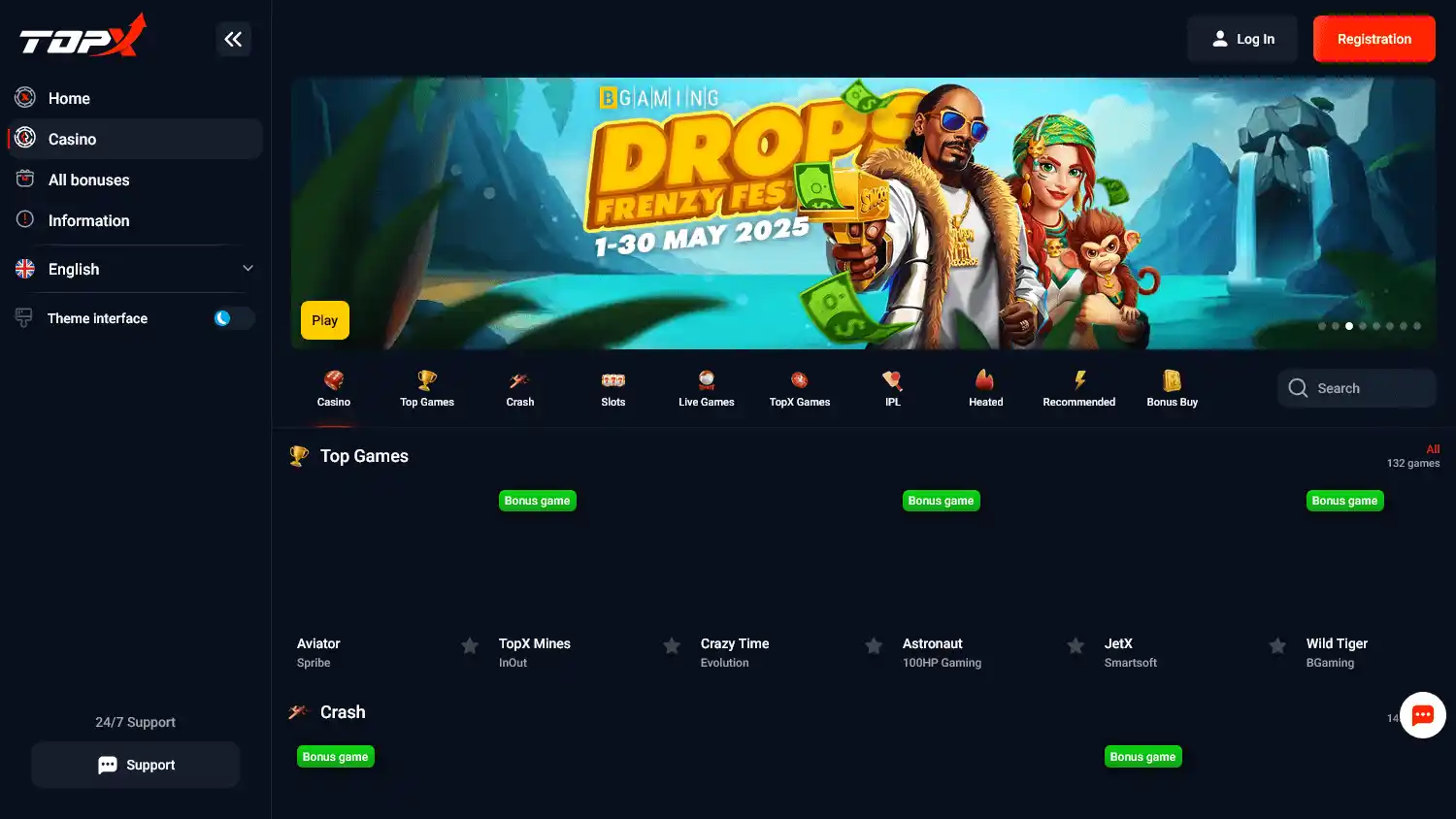 TopX Casino screenshot 2