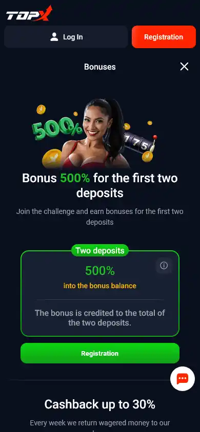 TopX Casino screenshot 5