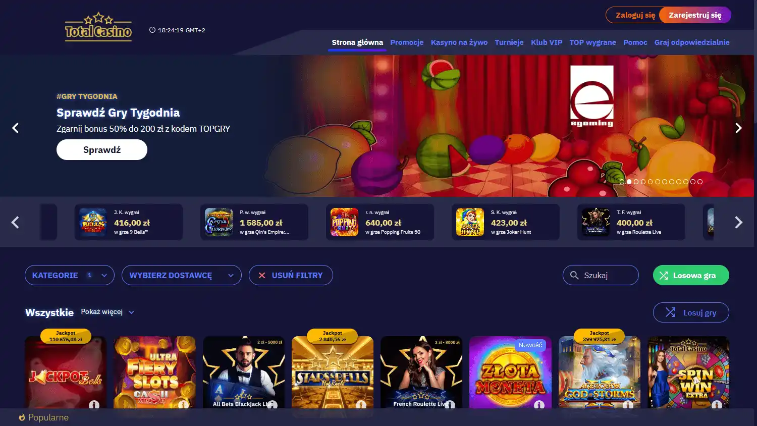 Total Casino screenshot 2