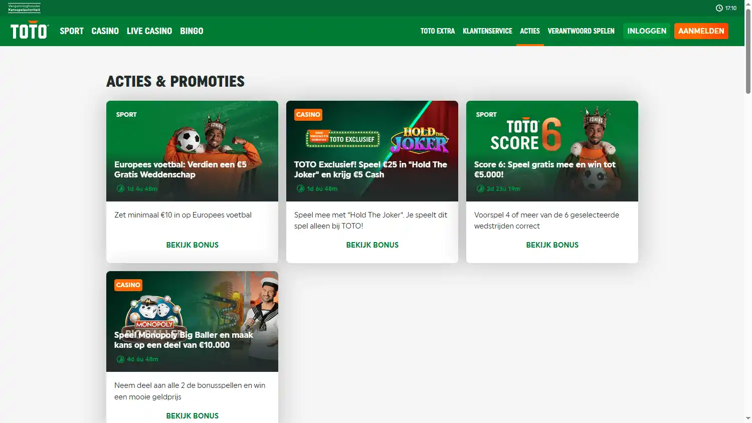 TOTO Casino screenshot 4