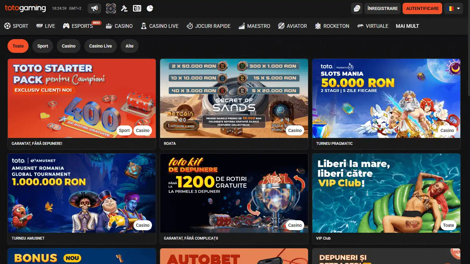 TotoGaming Casino screenshot 4