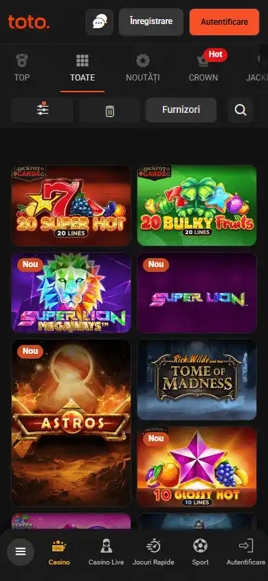 TotoGaming Casino screenshot 6