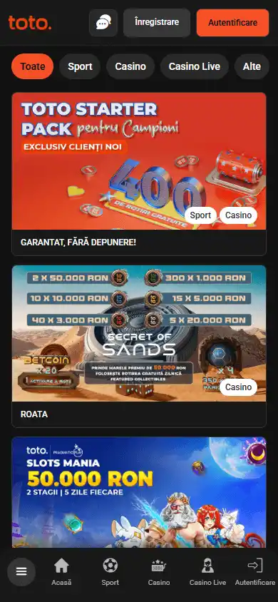 TotoGaming Casino screenshot 6
