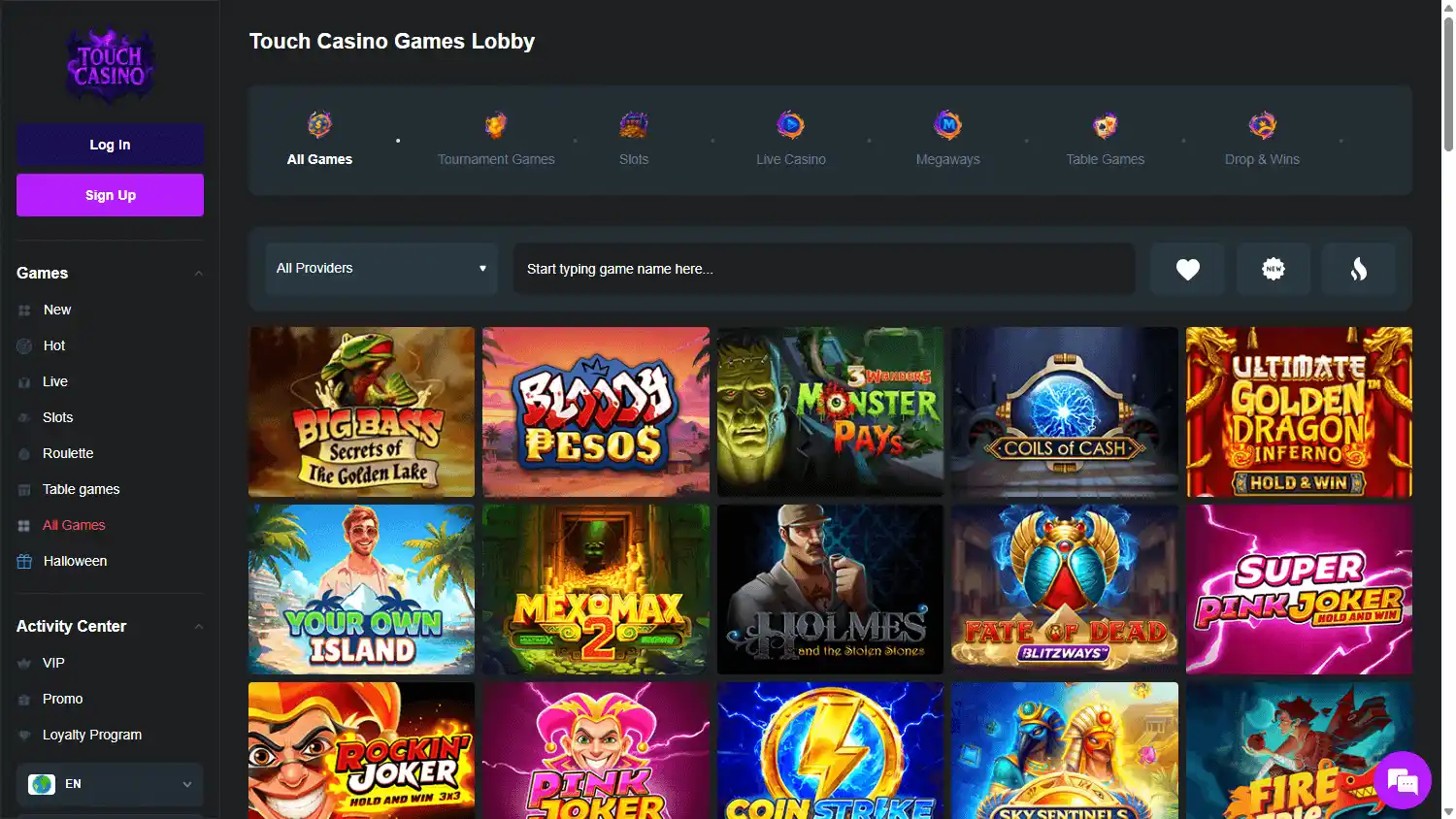 Touch Casino screenshot 1