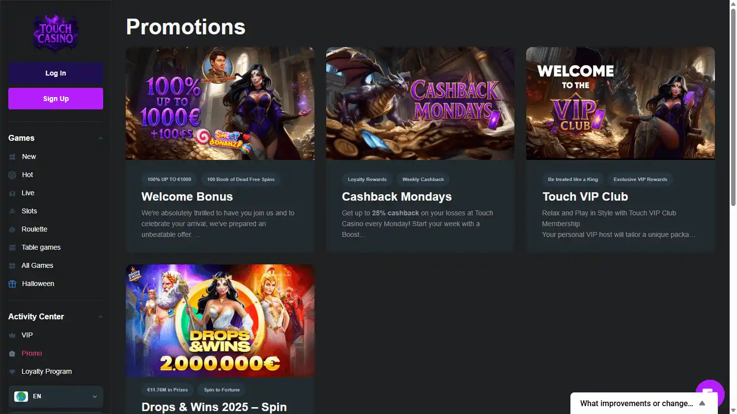 Touch Casino screenshot 3