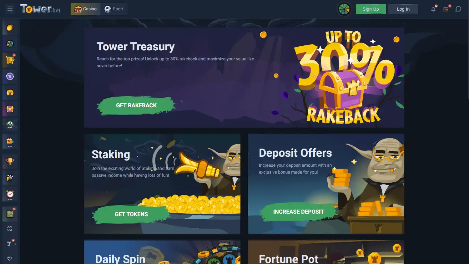 Tower.bet Casino screenshot 3