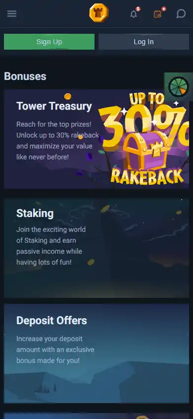 Tower.bet Casino screenshot 6