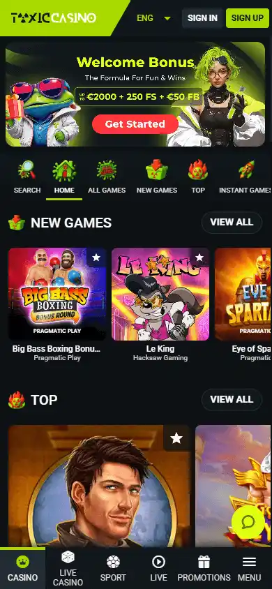 Toxi Casino screenshot 3