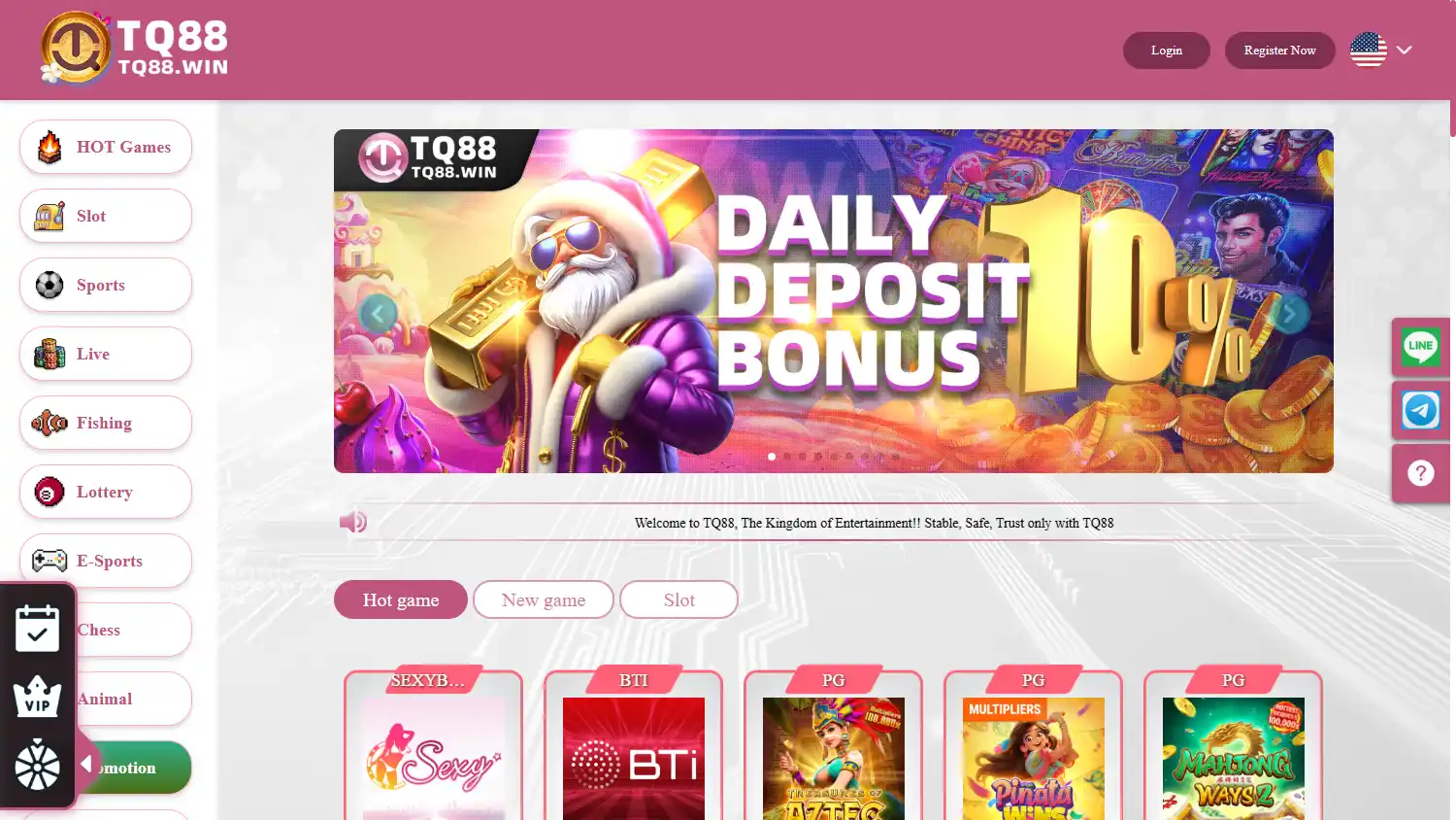 TQ88 Casino screenshot 1