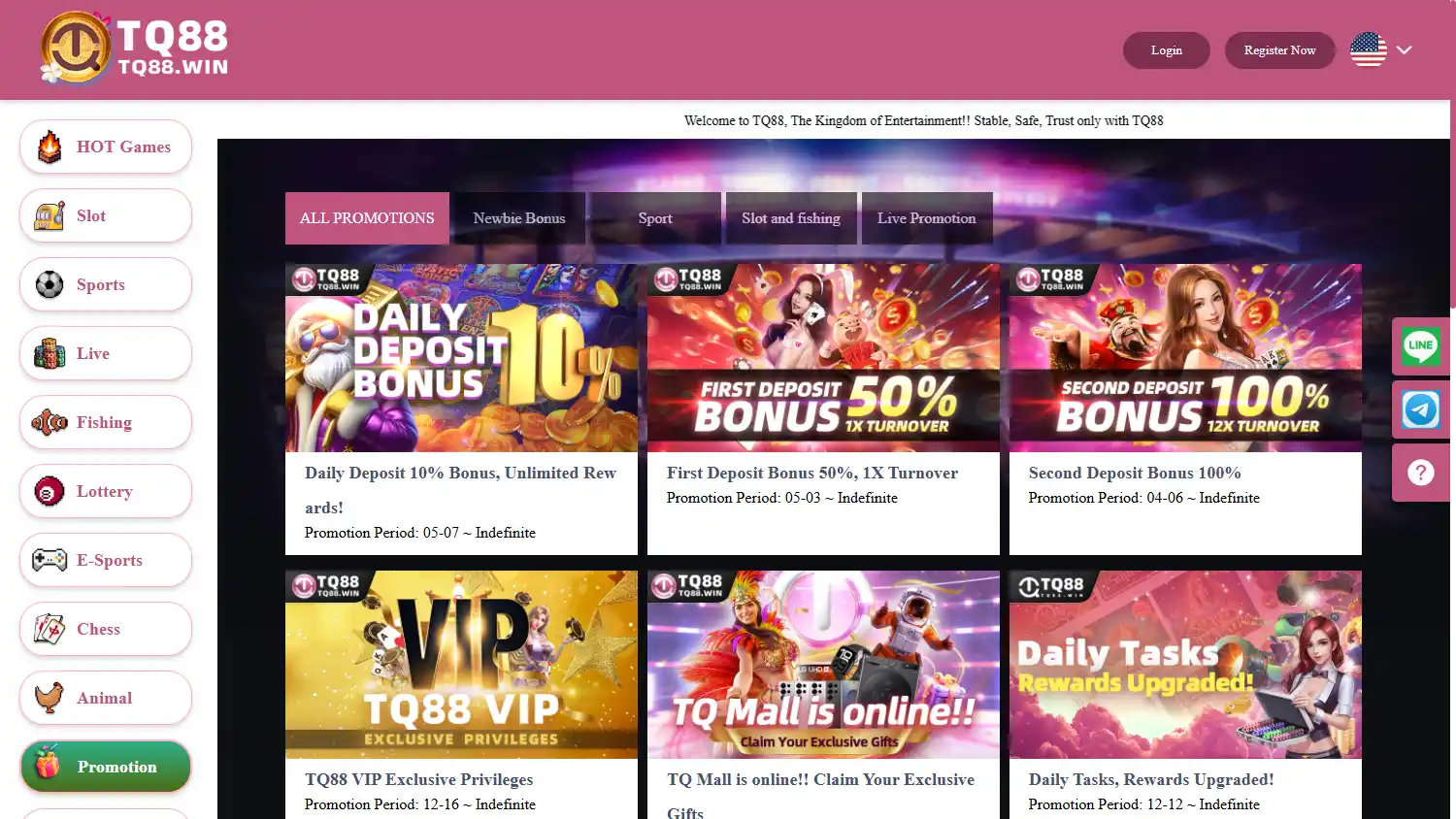 TQ88 Casino screenshot 3
