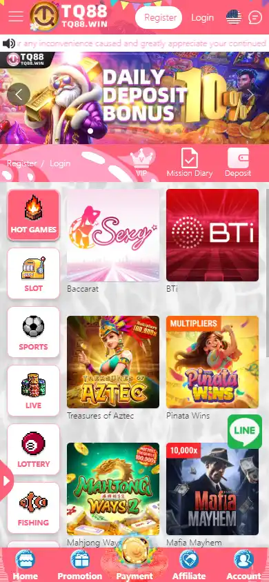 TQ88 Casino screenshot 4