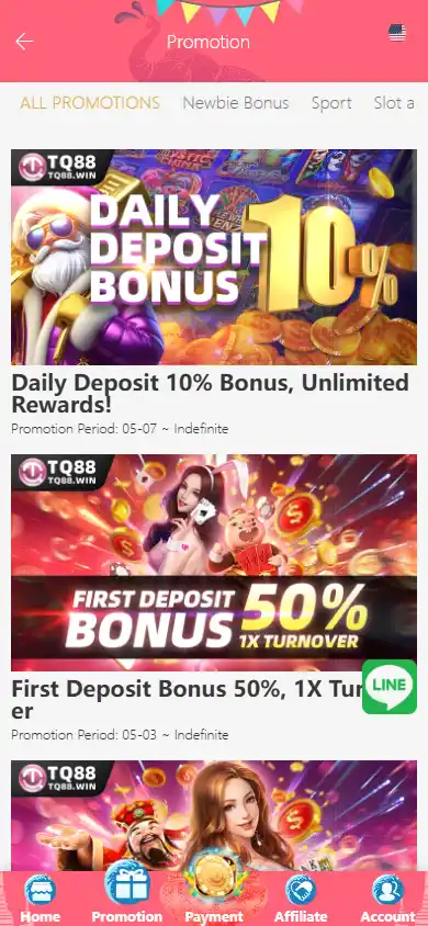 TQ88 Casino screenshot 6