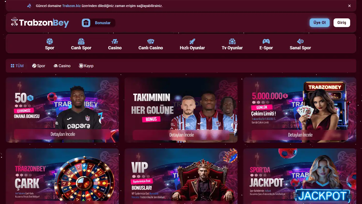 TrabzonBey Casino screenshot 3