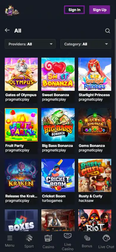 TrapCasino screenshot 5