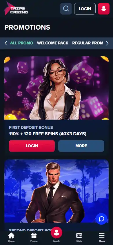 Trips Casino screenshot 5
