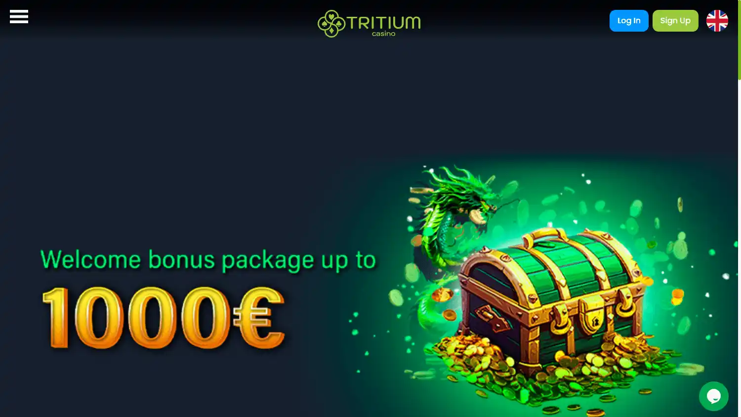 Tritium Casino screenshot 1