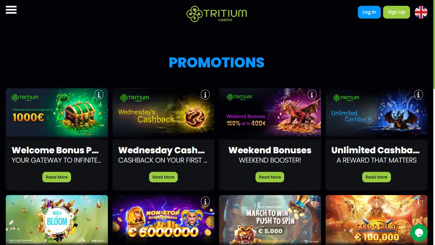 Tritium Casino screenshot 3